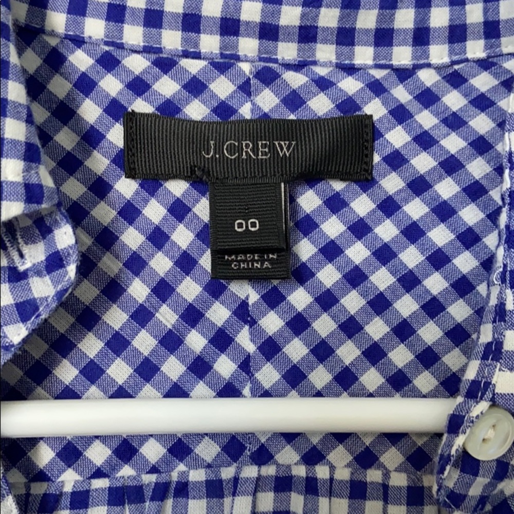 Gingham JCrew Top - Picture 2 of 2